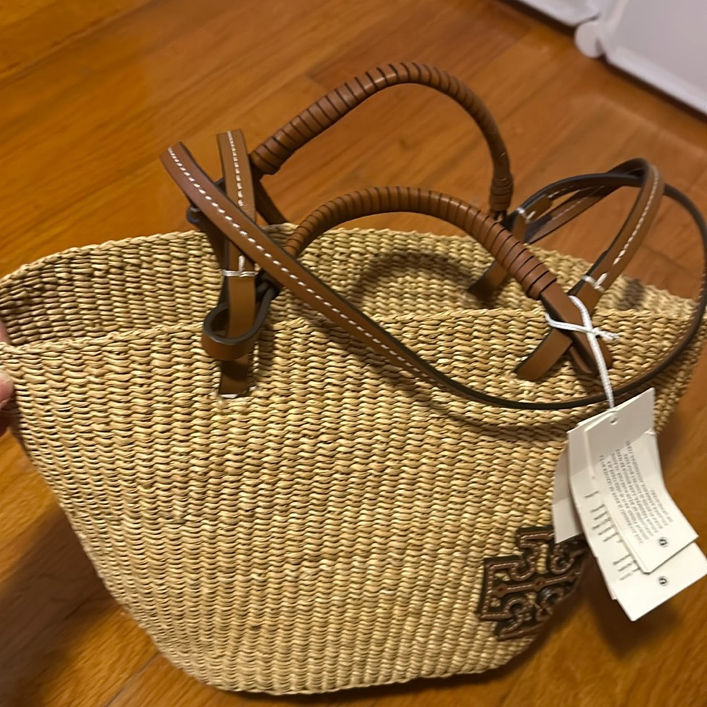 Tory Burch basket tote
